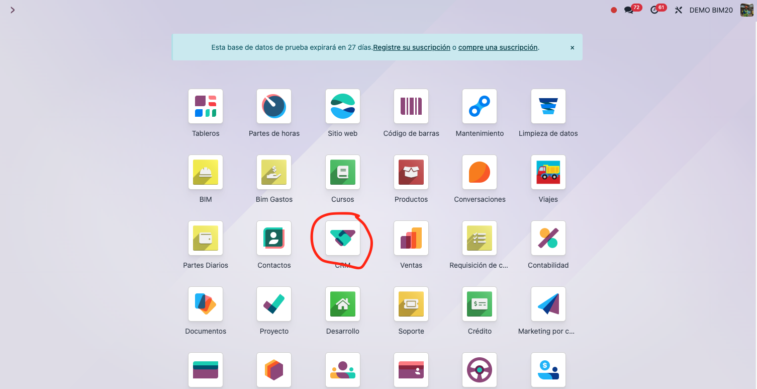 Crear Proyecto desde CRM en Odoo ERP